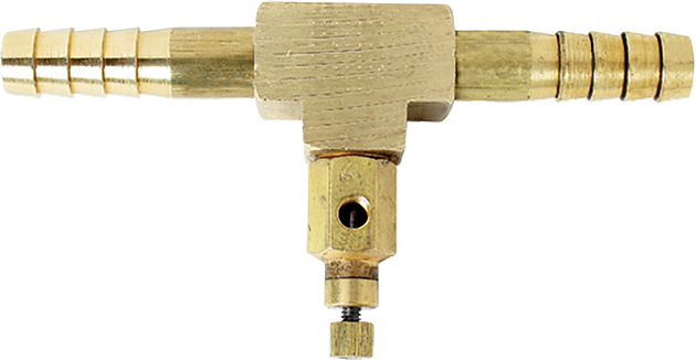 Valvula de liberacion lenta para picnometros de vacio