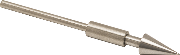 Punta, tuerca y vastago de repuesto de acero inoxidable solamente para todos los conos de 90°