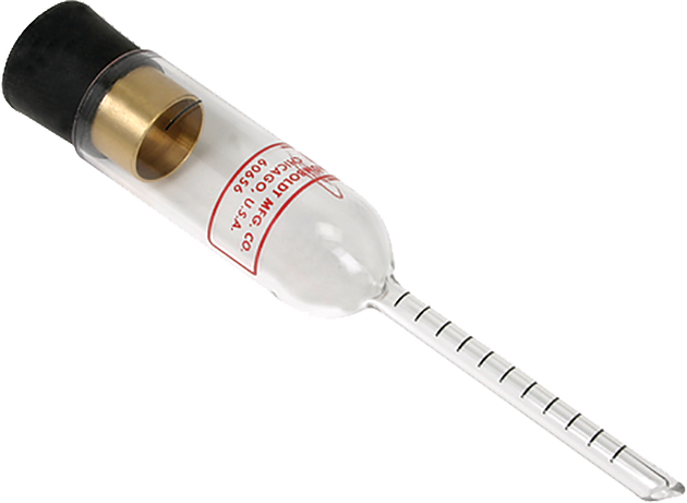 Indicador de aire de hormigon de chance