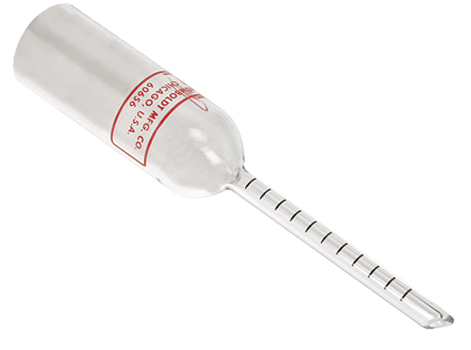 Tubo de filtro de vidrio para indicador de aire chace