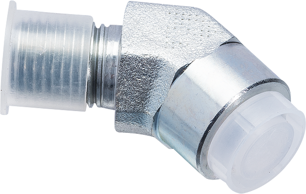 Codo de camara de presion para medidores de aire de hormigon