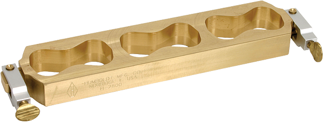 Molde de briquetas para pruebas de mortero