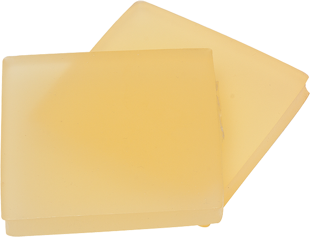 Almohadillas de compresión de cubos de cemento, ámbar, 2"