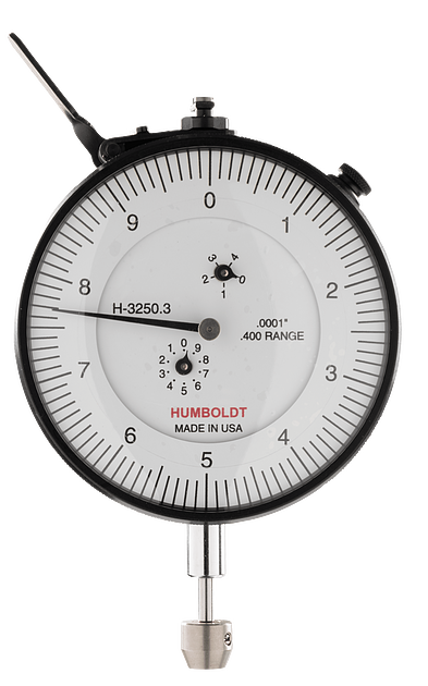 Indicador de cuadrante con collar y yunque para comparador de longitud H-3250