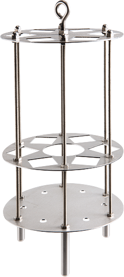 Soporte para barra de prueba de mortero, acero inoxidable