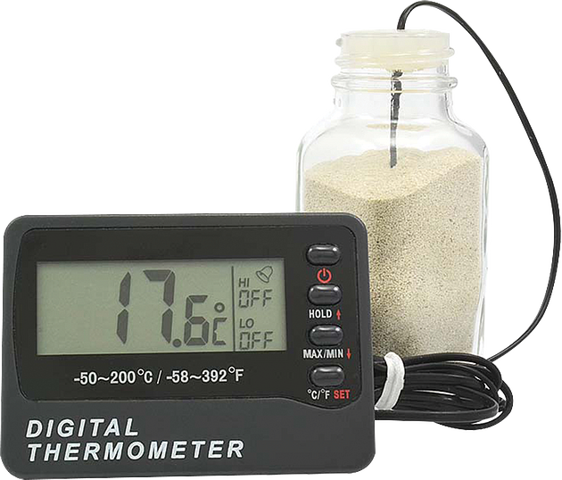 Alarma de mínimos/máximos, termómetro digital para botellas