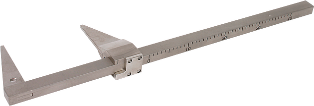 Calibrador, comprobacion del diametro del mortero