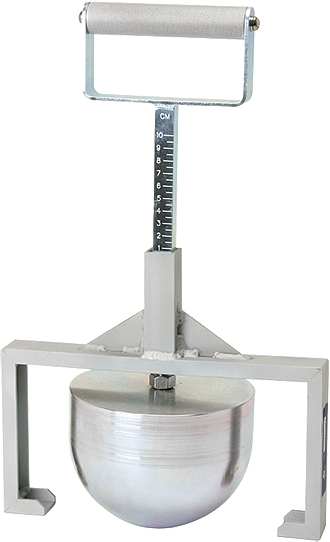 Aparato de caida de bola (bola kelly)