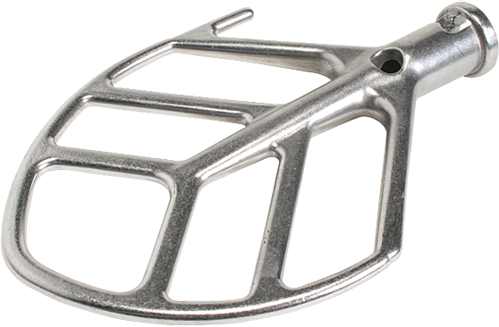 Batidor plano de acero inoxidable