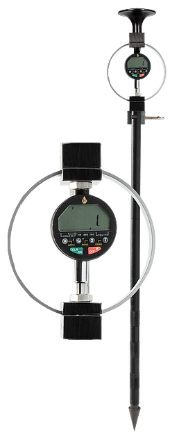 Penetrometro de cono, cuerpo de ingenieros, medidor digital