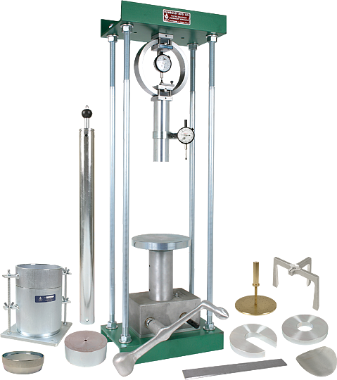 Conjunto de prueba mecanica CBR