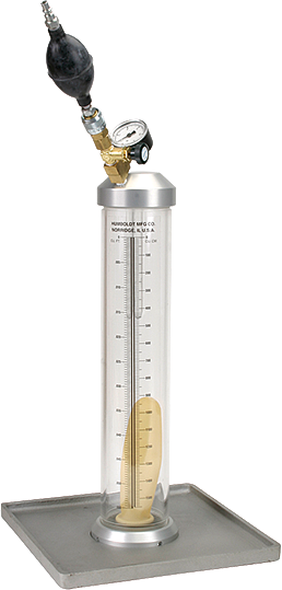 Voluvessel, capacidad de 1/20 de pie cúbico (1600 ml).