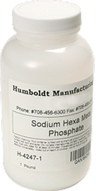 Hexametafosfato de sodio 1 lb.