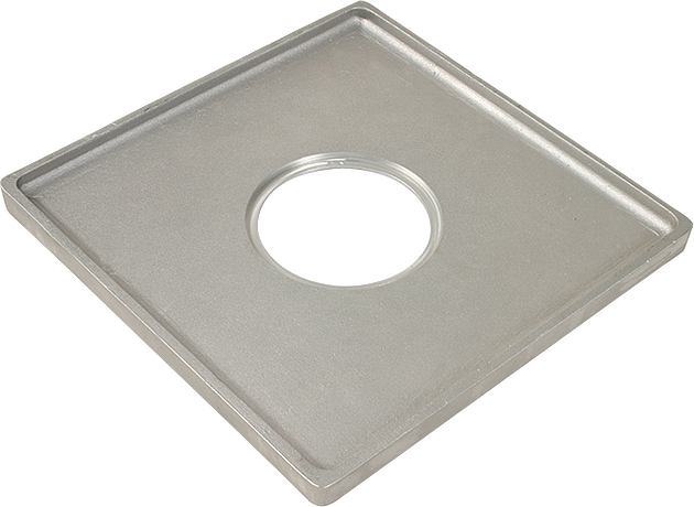 Placa de cono de arena, orificio de 4,5" (114 mm)