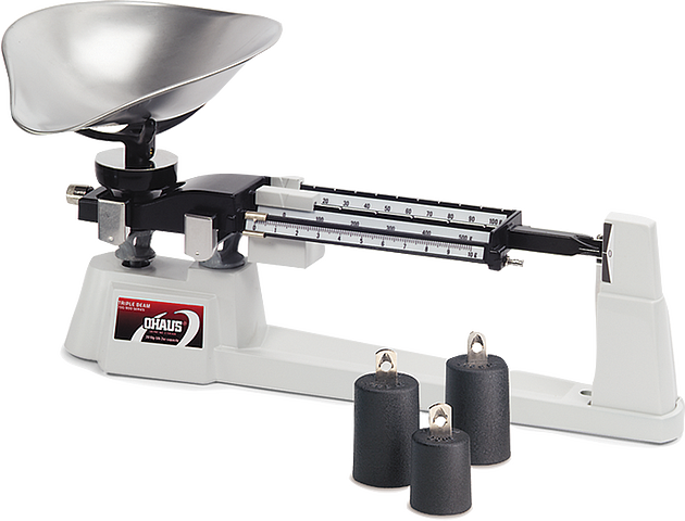 Ohaus mechanical balance, 2610g, scoop platform