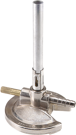 Adjustable burners with threaded needle valves