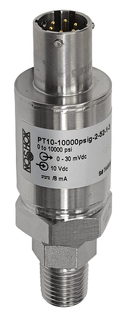 Transductor de presion, 10.000 psi