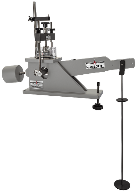 Maquina de consolidacion de peso muerto (control manual) 110/220 VCA 50/60 Hz.