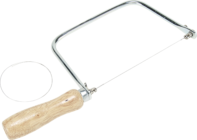 Sierra de alambre para muestras de suelo