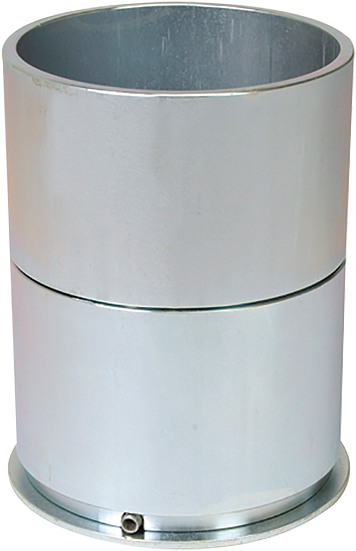 Molde de compactacion marshall, 4" o 100 mm (base giratoria)