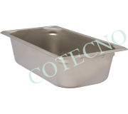 Bandejas rectangulares de acero inoxidable para mezclar