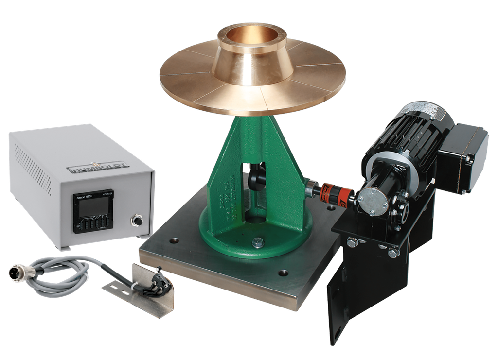 Mesa de flujo motorizada con contador