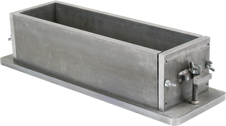 Molde para muestra de congelacion y descongelacion, 3'' X 4'' X 16'' (76 mm X 102 mm X 406 mm)