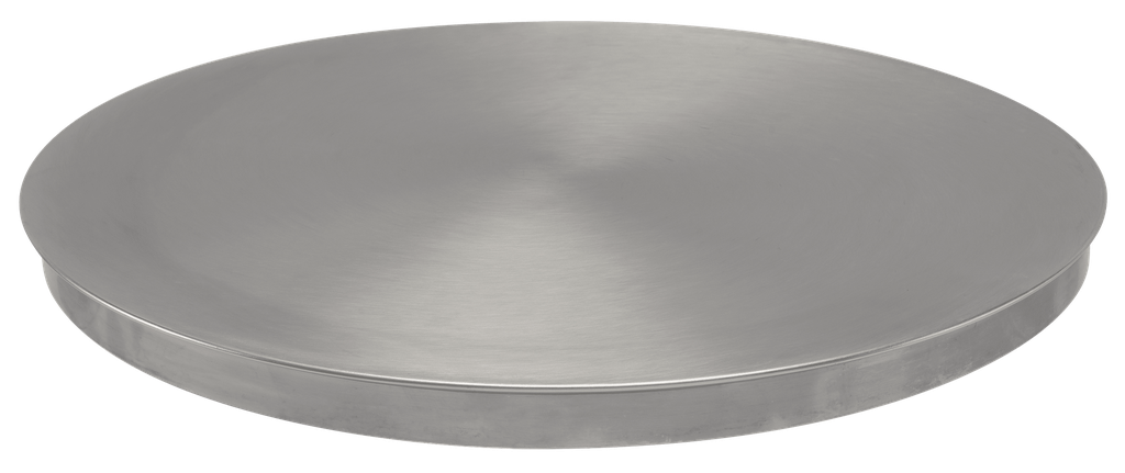 Cubierta para tamiz (Riddle) de 18'' de diametro, acero inoxidable