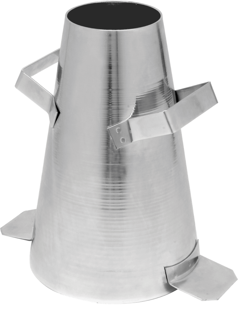 Cono de asentamiento (acero)