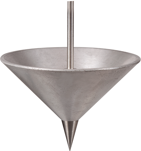 Cono de penetracion para grasa, magnesio