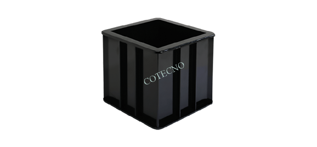 Molde de cubo de hormigón, plástico