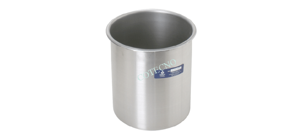 Vaso de precipitados, 6 litros, acero inoxidable