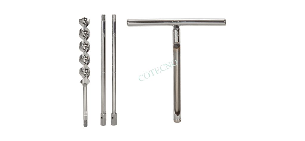 Juego de tubos de barrena para muestreo de suelo