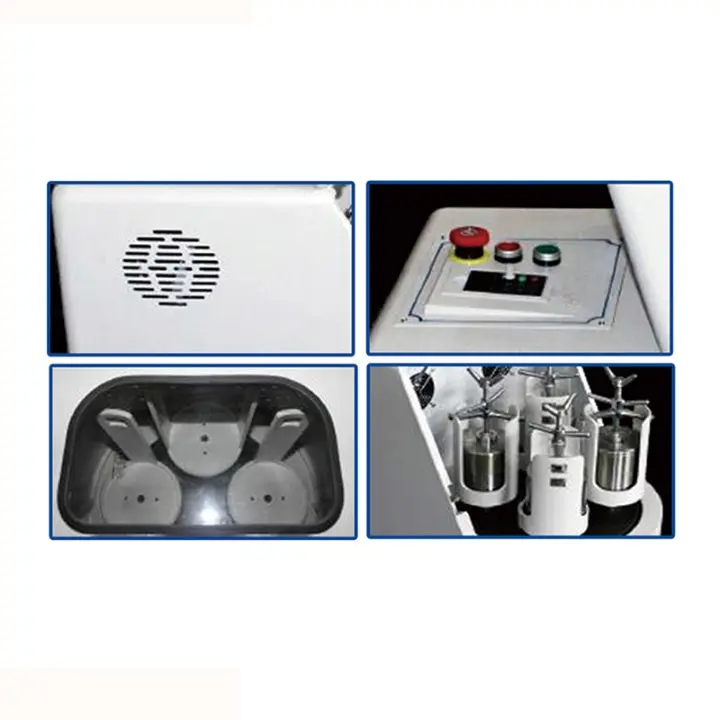 Molino de bolas planetario vertical (tipo semicircular)