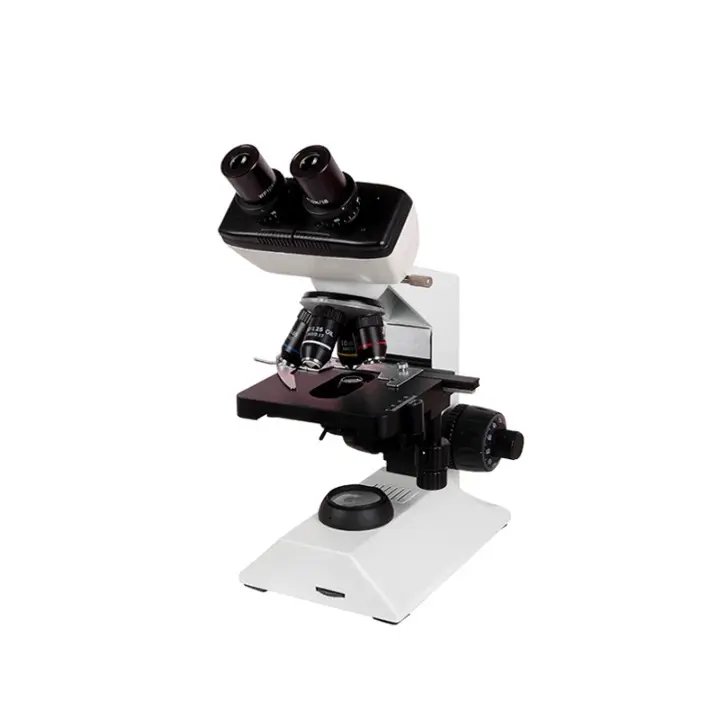 Microscopio biologico de laboratorio binocular/trinocular 4X-100X