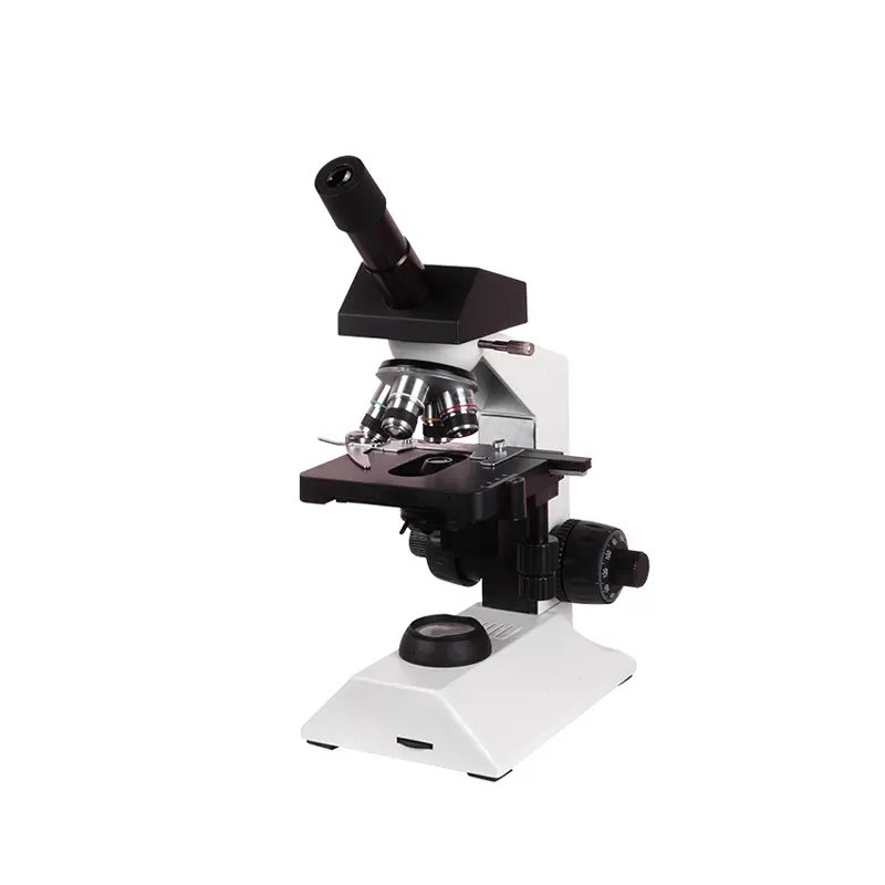 Microscopio biologico de laboratorio monocular/binocular 4X-100X
