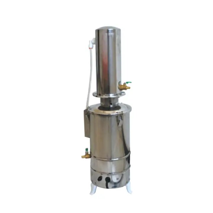 Destilador de agua con calentamiento eléctrico