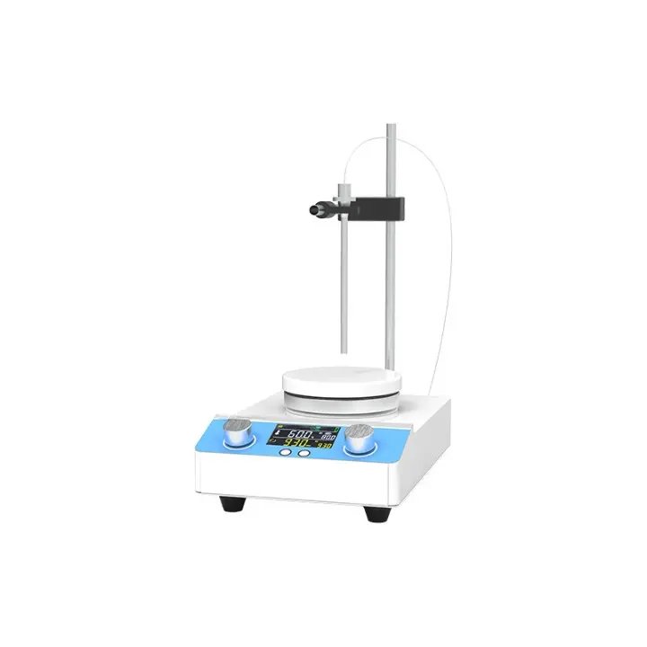 Agitador magnetico con placa calefactora 5 L 20-2000 rpm 360 C