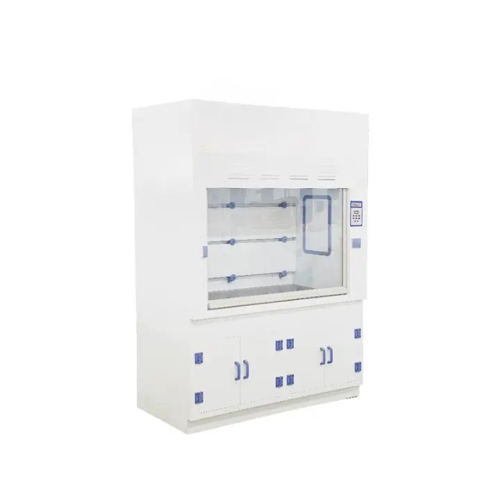 Campana extractora de PP con conductos 787-1587 mm utiles