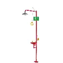 Ducha de emergencia combinada con lavaojos