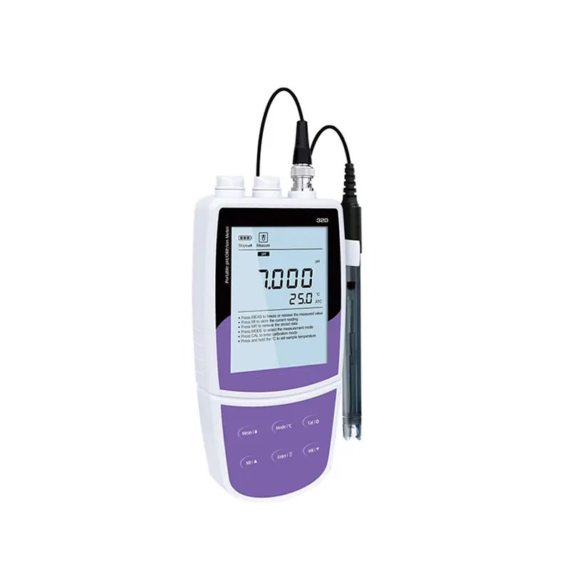 Medidor portatil de pH ORP e ion 0,001-19999