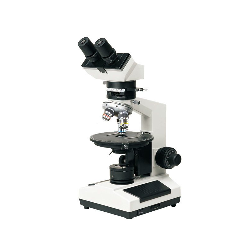 Microscopio biologico polarizador 4X-40X