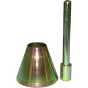 Juego de absorcion de arena (cono de abraham)