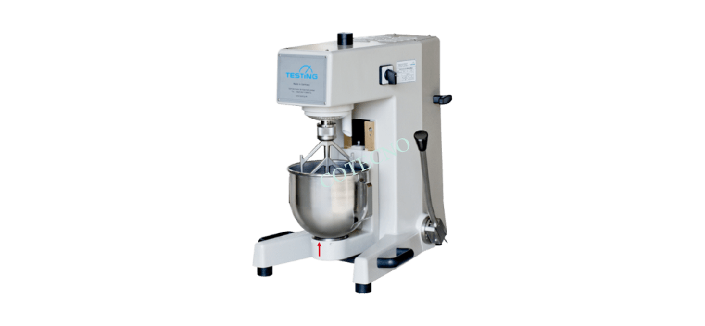 Mezclador de mortero, 5 L (5,3 qt.), operación manual, ASTM C305