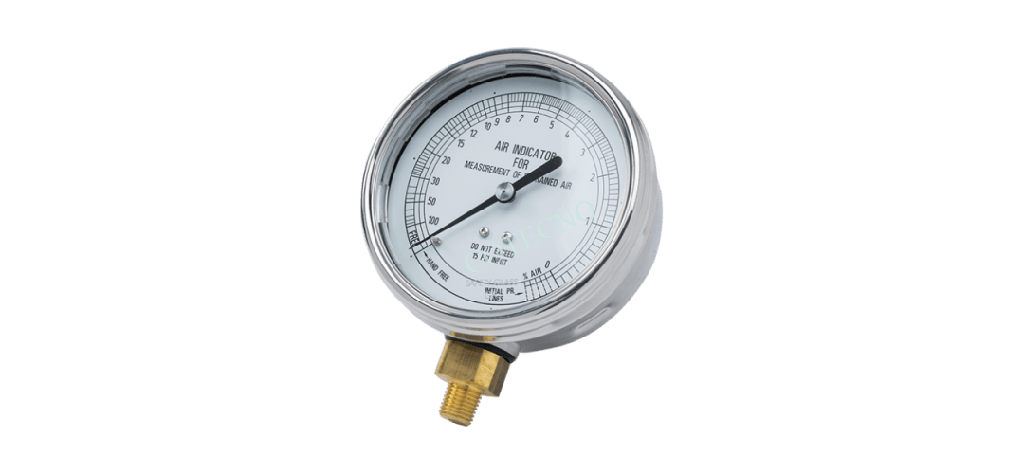 Manómetro completo para medidor de aire