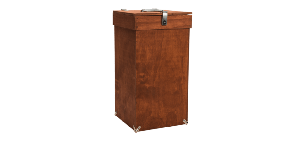 Estuche de transporte, madera (vertical)