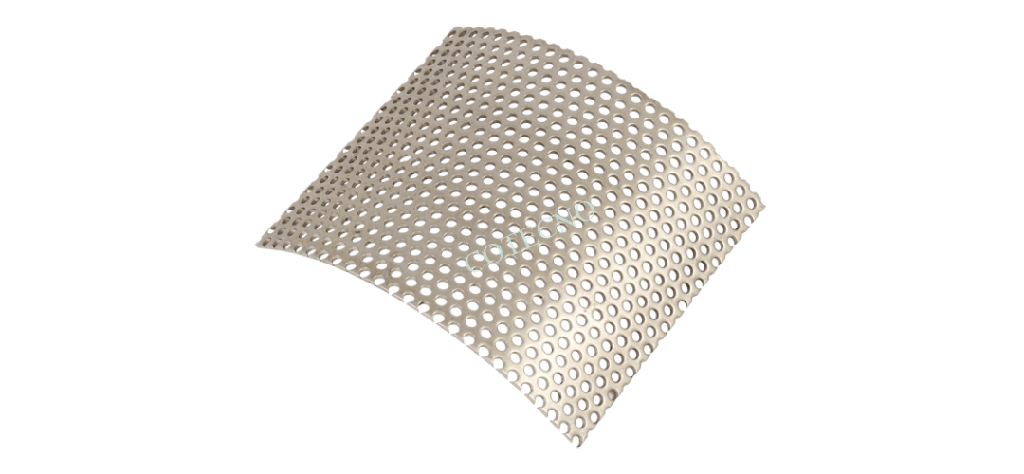 Placa inoxidable perforada, nº 10