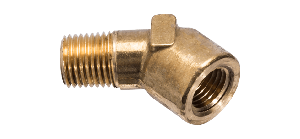 Codo de camara, laton