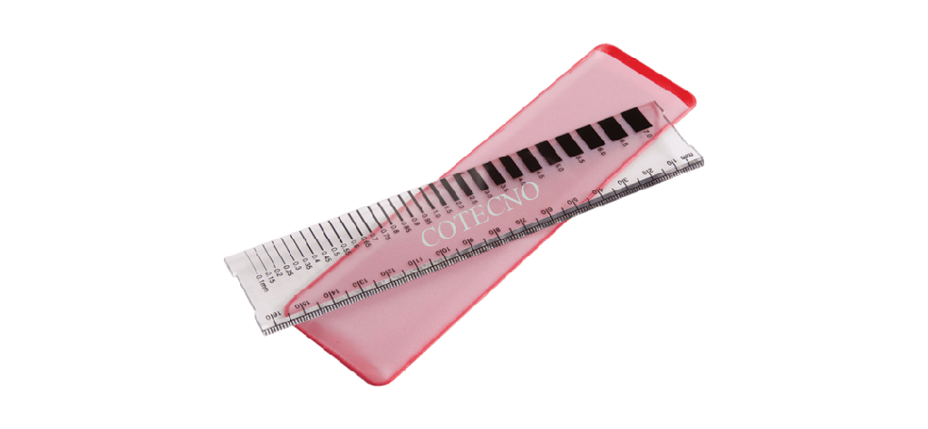 Medidor de ancho de grietas en hormigon