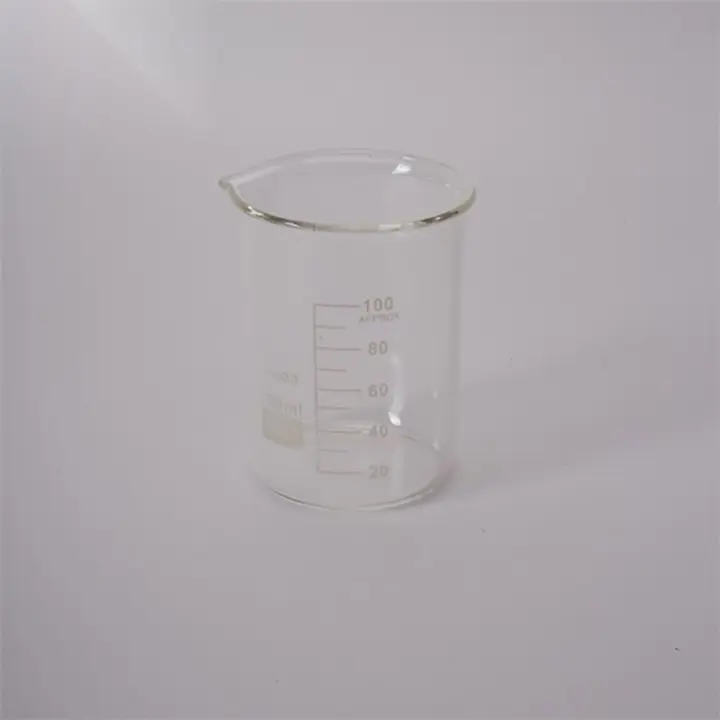 Vaso de vidrio de forma alta boro 3.3